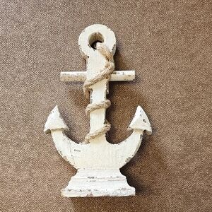 Rustic Cream Anchor Table Decor